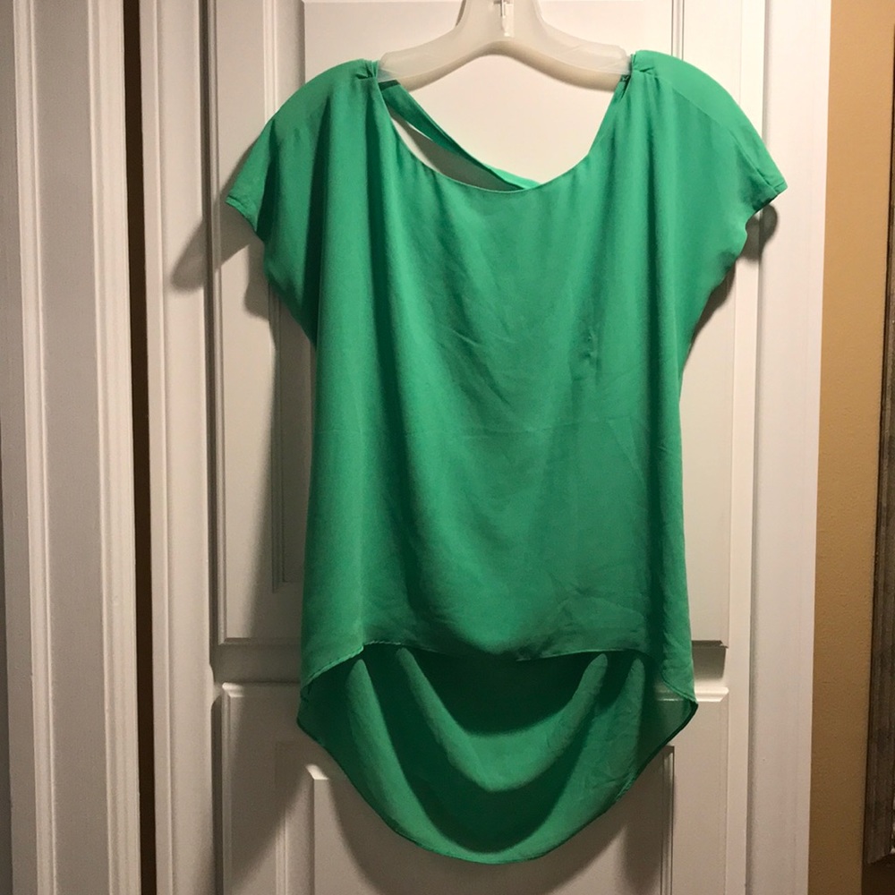 Naked Zebra High Low Shirt Size S